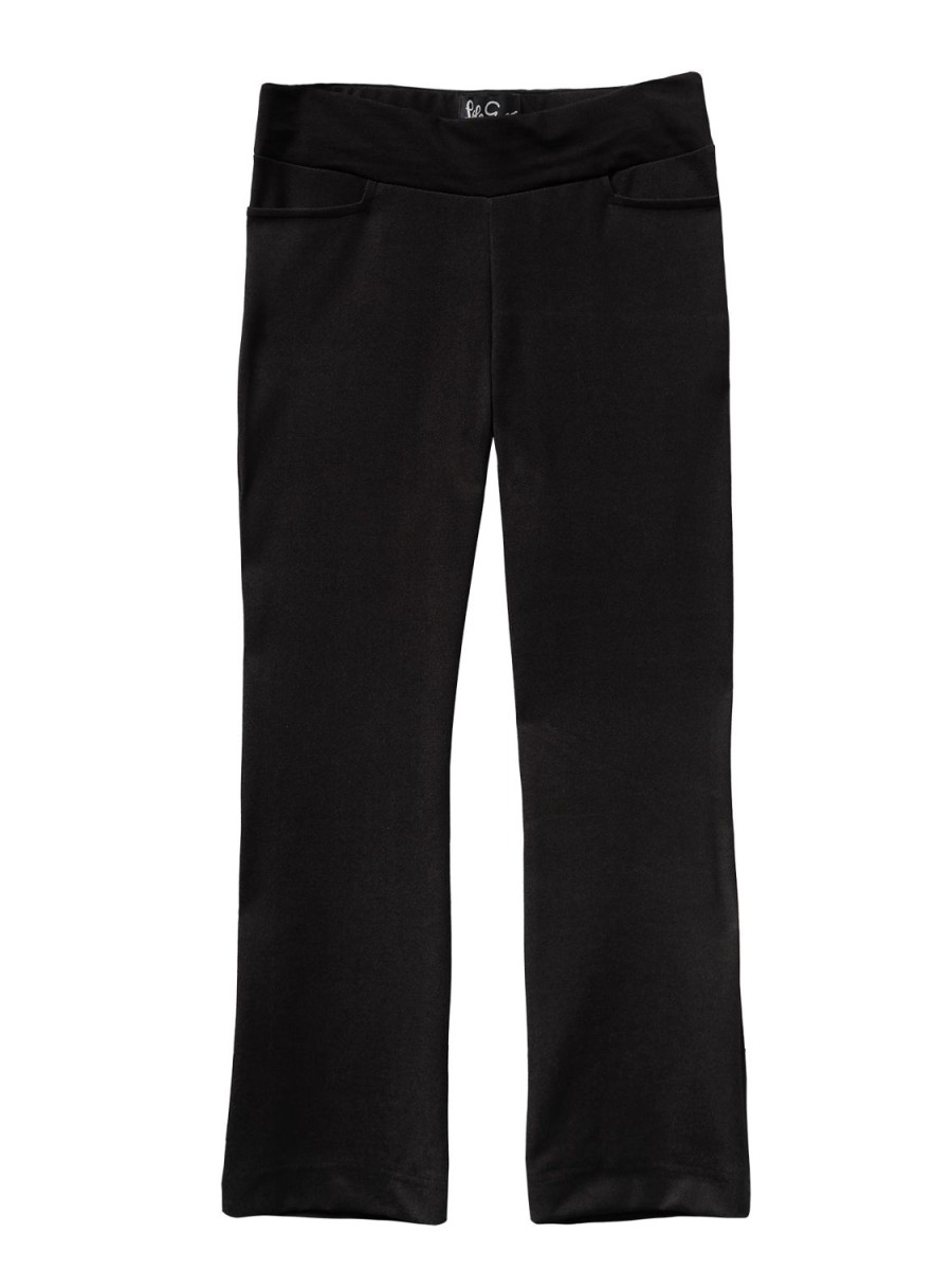 Wholesale Lesley Evers Audrey Pant Black Solid Knit