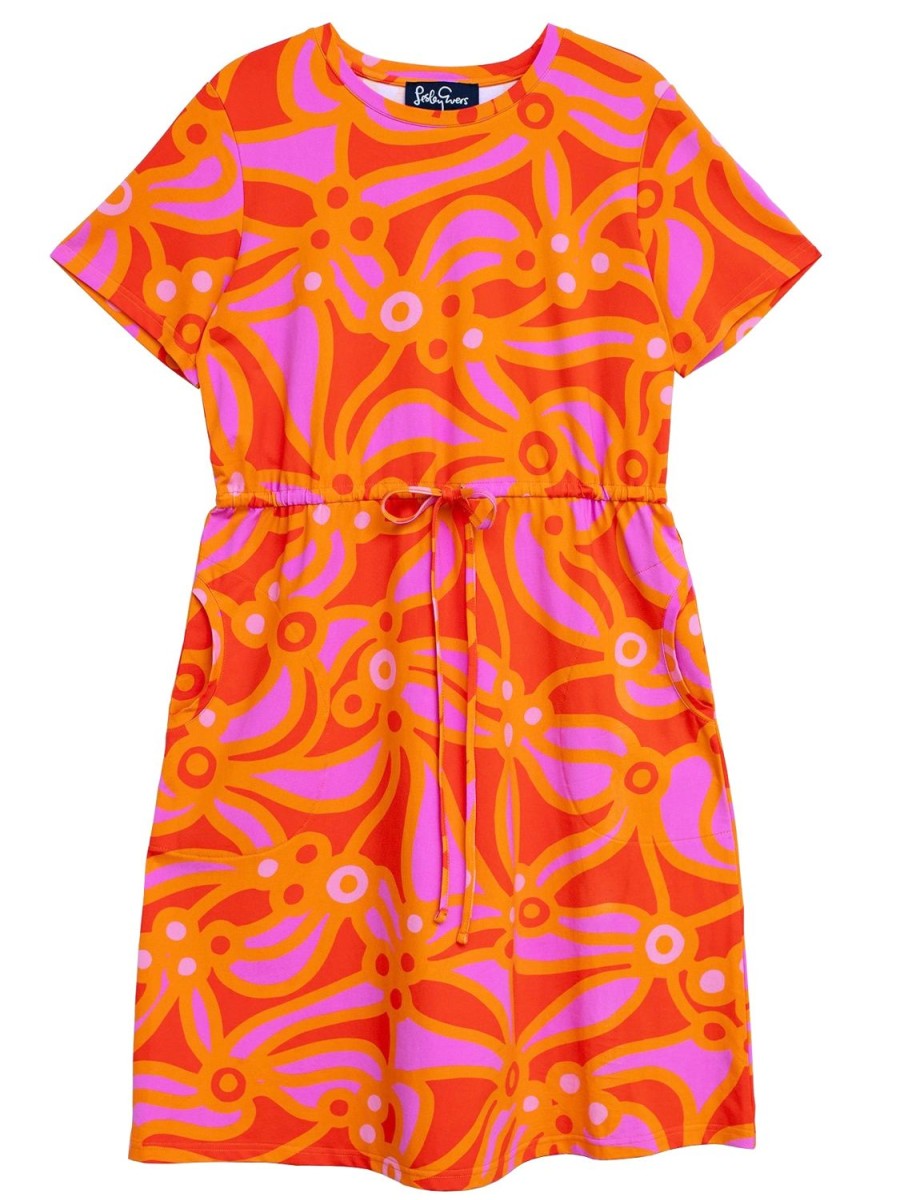 Best Lesley Evers Penny Dress Chicka Boom Orange