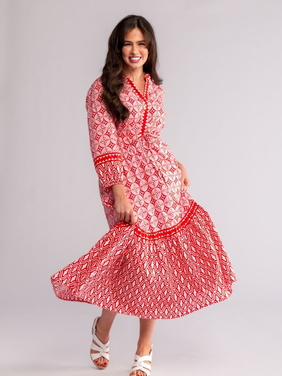 Online Lesley Evers Rene Dress North Star Pink