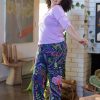 Best Lesley Evers Kiera Pajama Pant Garden Path Navy