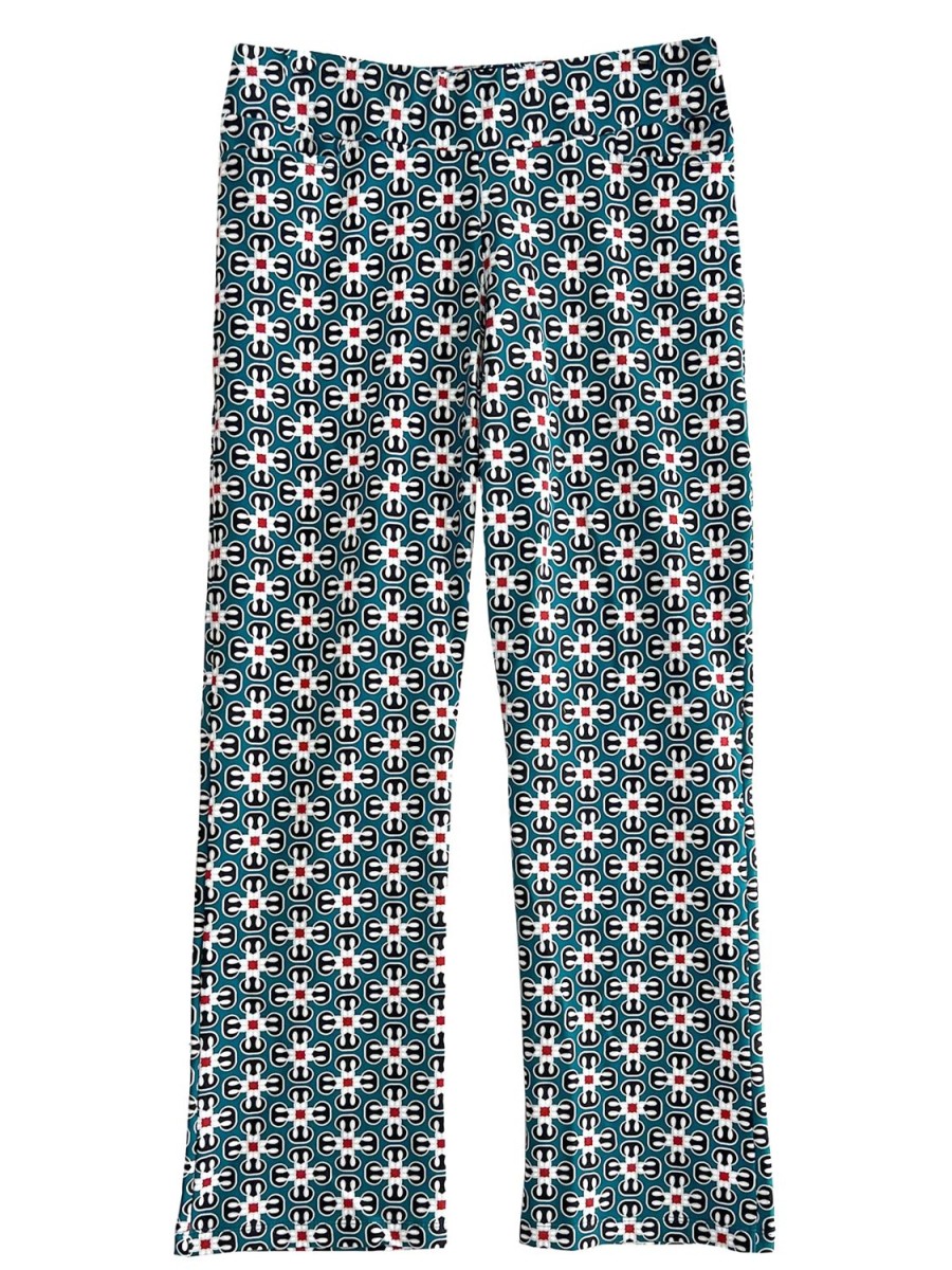 Online Lesley Evers Audrey Pant Loop Tile Teal