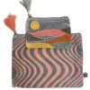 New Lesley Evers Silver Sunset Velvet Pouch Set