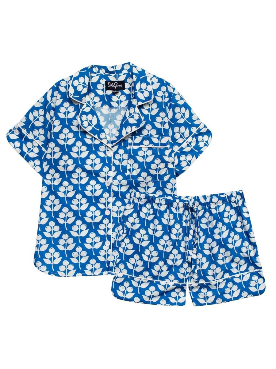 Clearance Lesley Evers Zoey Pajama Set Blueberries