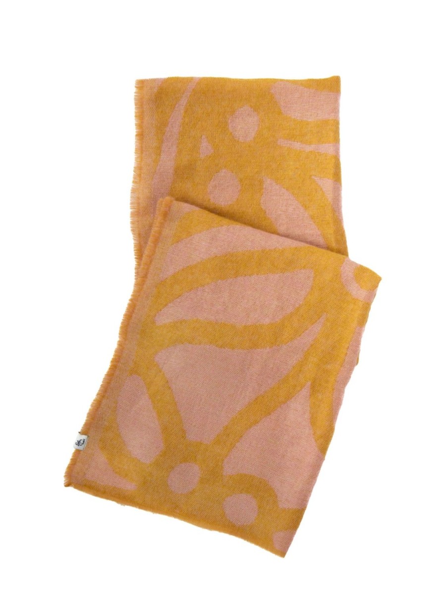 Hot Lesley Evers Shannon Scarf Chicka Boom Pink And Yellow