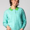 Best Lesley Evers Emma Cardigan Aqua