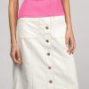 Online Lesley Evers Alison Skirt White Denim