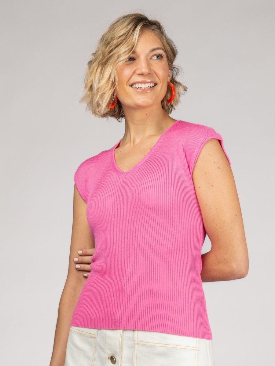 Wholesale Lesley Evers Joy Top Pink