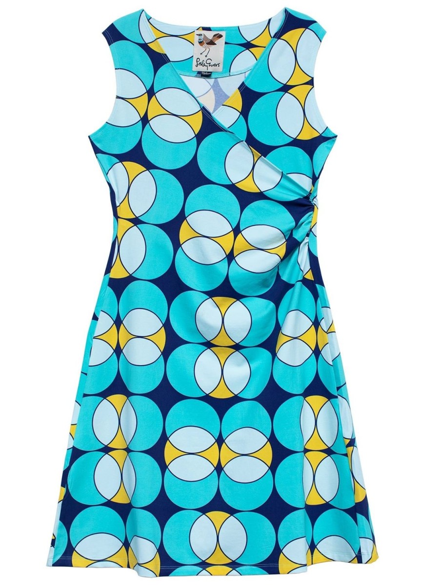 Online Lesley Evers Gina Dress Spyglass Blue