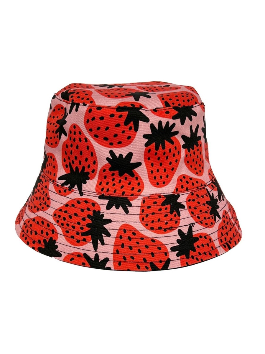 Online Lesley Evers Berta Bucket Hat Strawberry