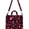 Clearance Lesley Evers Ivy Tote Magenta Jumbo Blooms