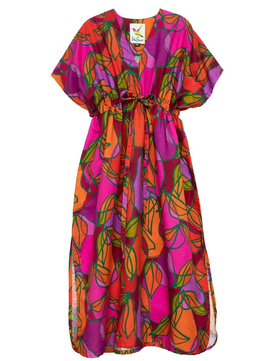 Wholesale Lesley Evers Tegan Caftan Pink Pears