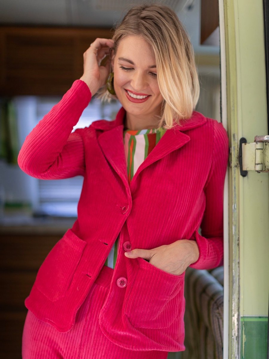 Hot Lesley Evers Blair Blazer Magenta