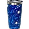 New Lesley Evers Primrose Blue 20Oz Travel Tumbler