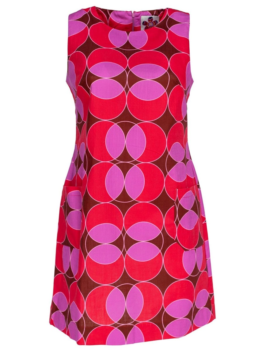 New Lesley Evers Molly Dress Spyglass Pink